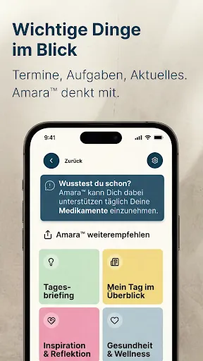 Скриншот 5 — Amara - Digitaler Begleiter
