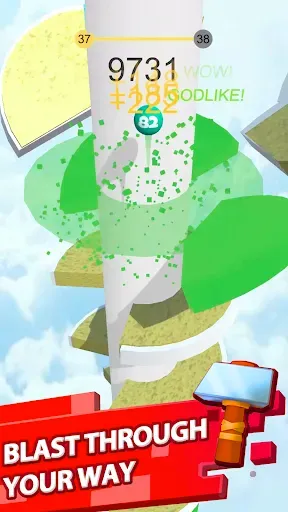 Скриншот 2 — Helix Jump