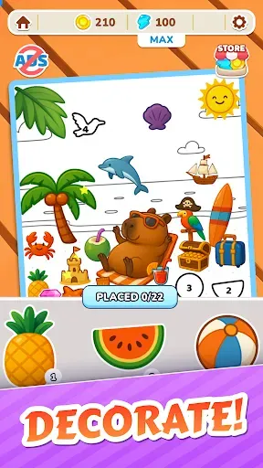 Скриншот 5 — Capybara Puzzle