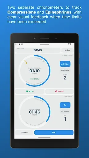 Скриншот 7 — Code Blue - CPR & ACLS Timer
