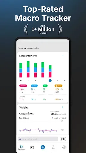 Скриншот 1 — MacrosFirst - Macro Tracker
