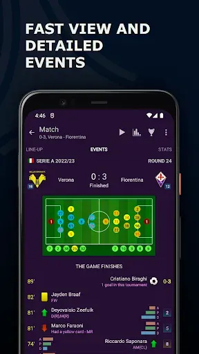 Скриншот 2 — Soccer Center (Результаты)
