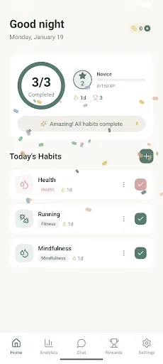 Скриншот 1 — Habitly AI