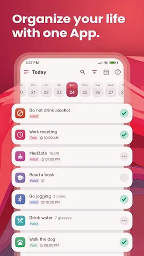 Скриншот 1 — HabitNow Daily Routine Planner