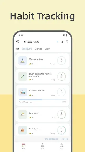 Скриншот 1 — Fun Habit - Habit Tracker