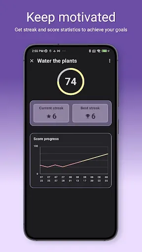 Скриншот 2 — Atomic habits tracker streaks