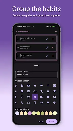 Скриншот 3 — Atomic habits tracker streaks