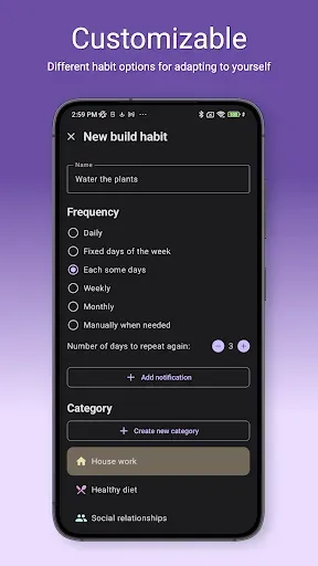 Скриншот 4 — Atomic habits tracker streaks