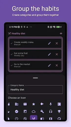 Скриншот 8 — Atomic habits tracker streaks