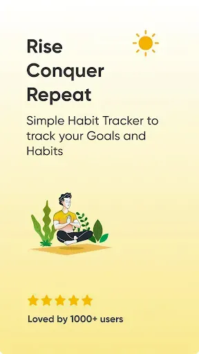 Скриншот 1 — Rise: Habit List