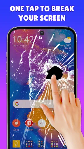 Скриншот 3 — Broken Screen: Crack Effect