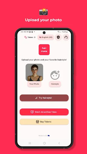 Скриншот 2 — Hairmate - Try Your Hair