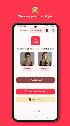 Скриншот 3 — Hairmate - Try Your Hair