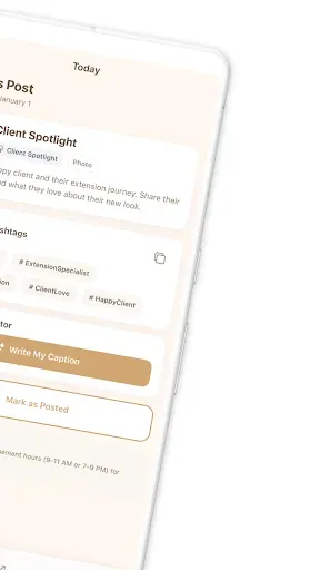 Скриншот 2 — Content Calendar for Hair Pros