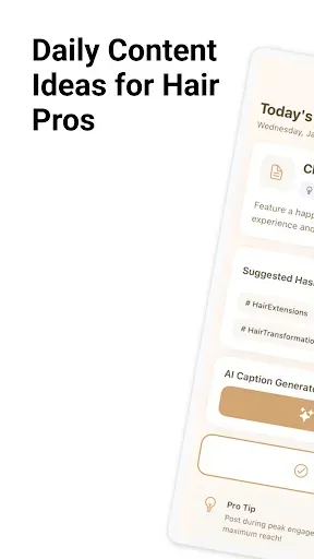 Скриншот 5 — Content Calendar for Hair Pros