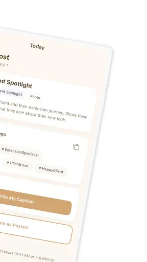 Скриншот 6 — Content Calendar for Hair Pros