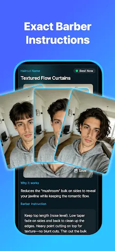 Скриншот 3 — HAIR U: AI Haircut Scanner