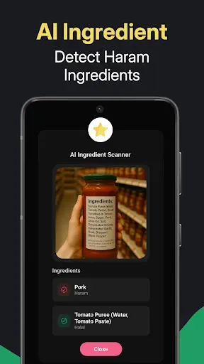 Скриншот 4 — Halal Scanner – Food Checker