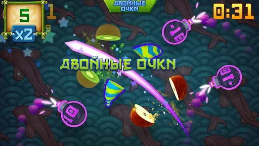 Скриншот 6 — Fruit Ninja Classic+