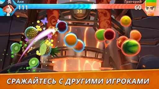 Скриншот 1 — Fruit Ninja 2 – экшен-игры
