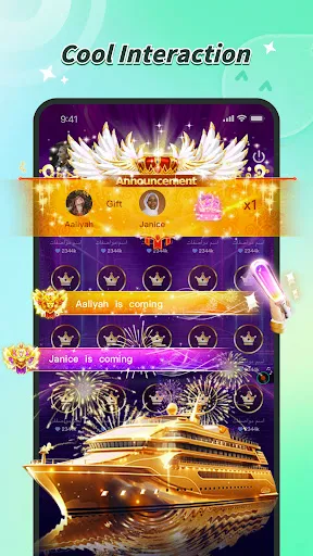 Скриншот 2 — LightChat -Voice Chat & Meet