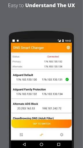 Скриншот 3 — DNS Changer - Web Filter