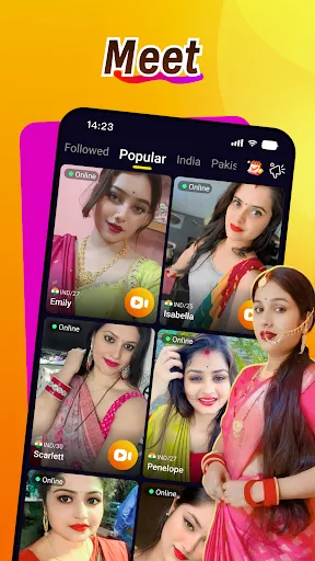 Скриншот 2 — Hame - Video Chats & Friends