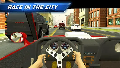 Скриншот 1 — Racing in City: Car Driving