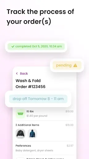 Скриншот 5 — Hamperapp: Laundry & Dry Clean