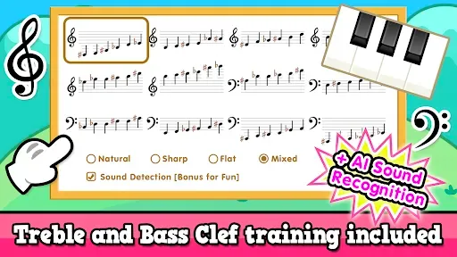 Скриншот 8 — 5-Finger Piano Trainer