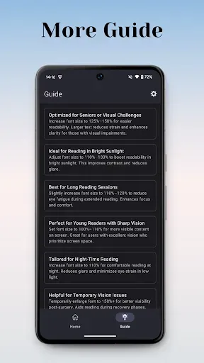 Скриншот 7 — Big Font - Change Text Size