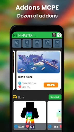 Скриншот 1 — Mods for MCPE by Arata