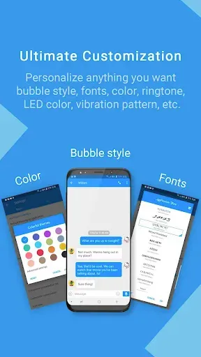 Скриншот 1 — Handcent Next SMS messenger