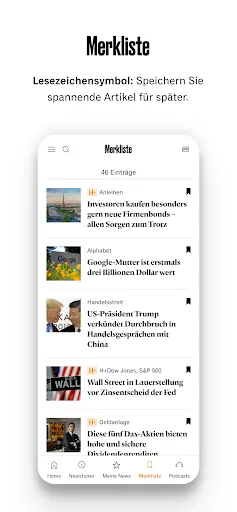 Скриншот 4 — Handelsblatt - Nachrichten