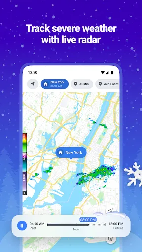 Скриншот 4 — 1Weather: Forecast & Radar