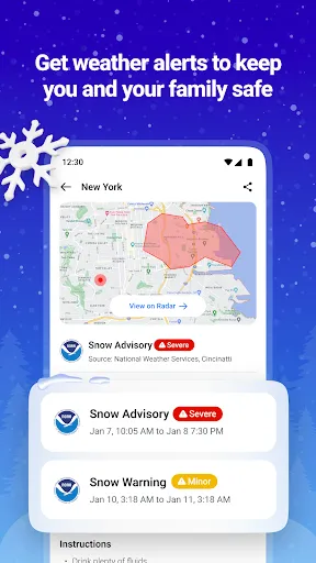 Скриншот 5 — 1Weather: Forecast & Radar