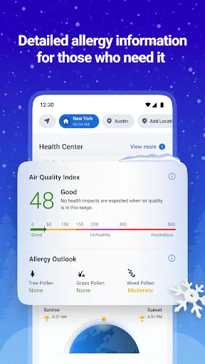 Скриншот 6 — 1Weather: Forecast & Radar