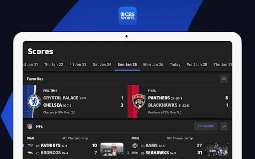 Скриншот 7 — CBS Sports: Live Scores & News