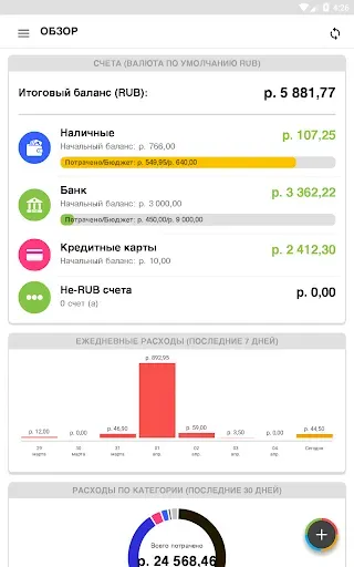 Скриншот 8 — Expense IQ – учет расходов