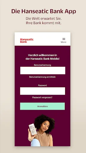 Скриншот 1 — Hanseatic Bank Mobile