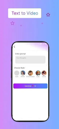 Скриншот 1 — TalkTune - AI Video Generator