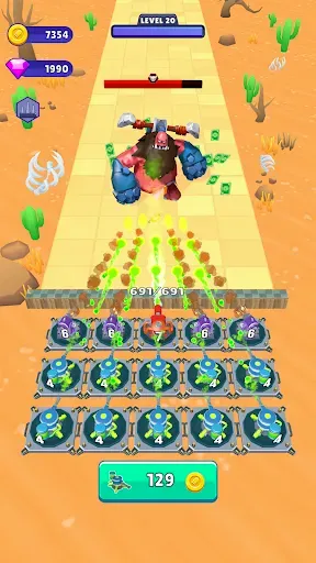 Скриншот 5 — Merge Gun: Tower Defense