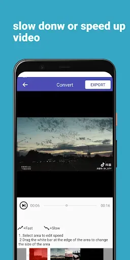 Скриншот 1 — Video speed:Slow & Fast Motion