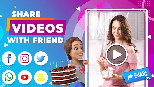 Скриншот 8 — Birthday Video Maker