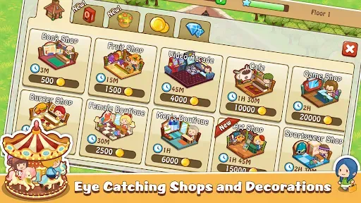 Скриншот 2 — Happy Mall Story: Sim Game