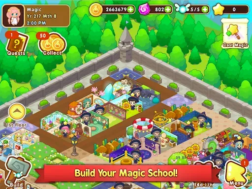 Скриншот 6 — Magic School Story