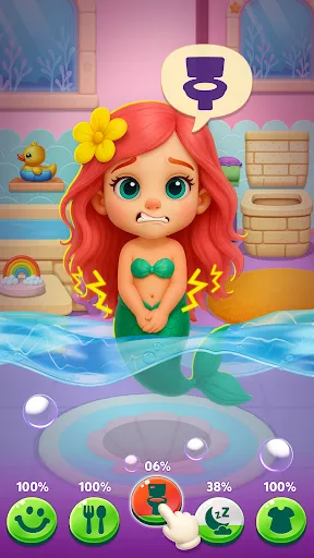 Скриншот 1 — Игра Уход за Русалкой