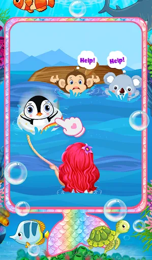 Скриншот 1 — Princess Mermaid Phone