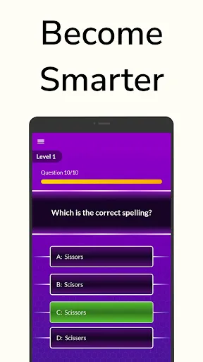 Скриншот 1 — Spelling Bee: Spelling Quiz