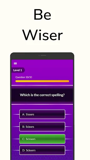 Скриншот 3 — Spelling Bee: Spelling Quiz